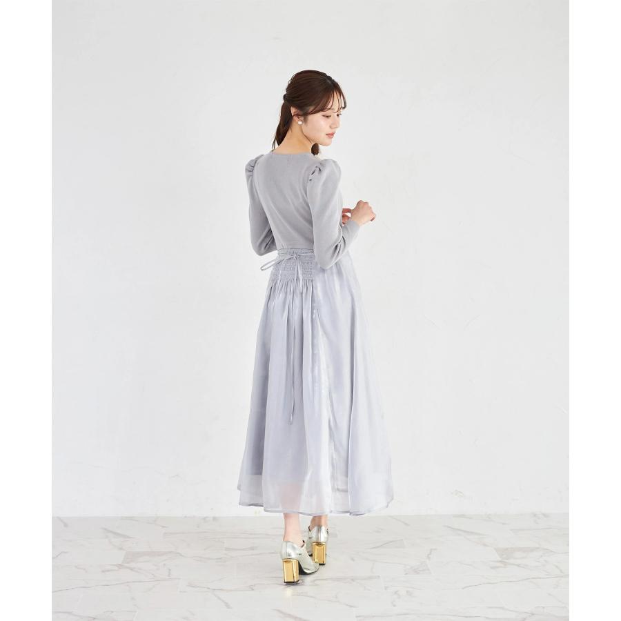 tocco closet（トッコ クローゼット） ウエストリボン付きフラワー