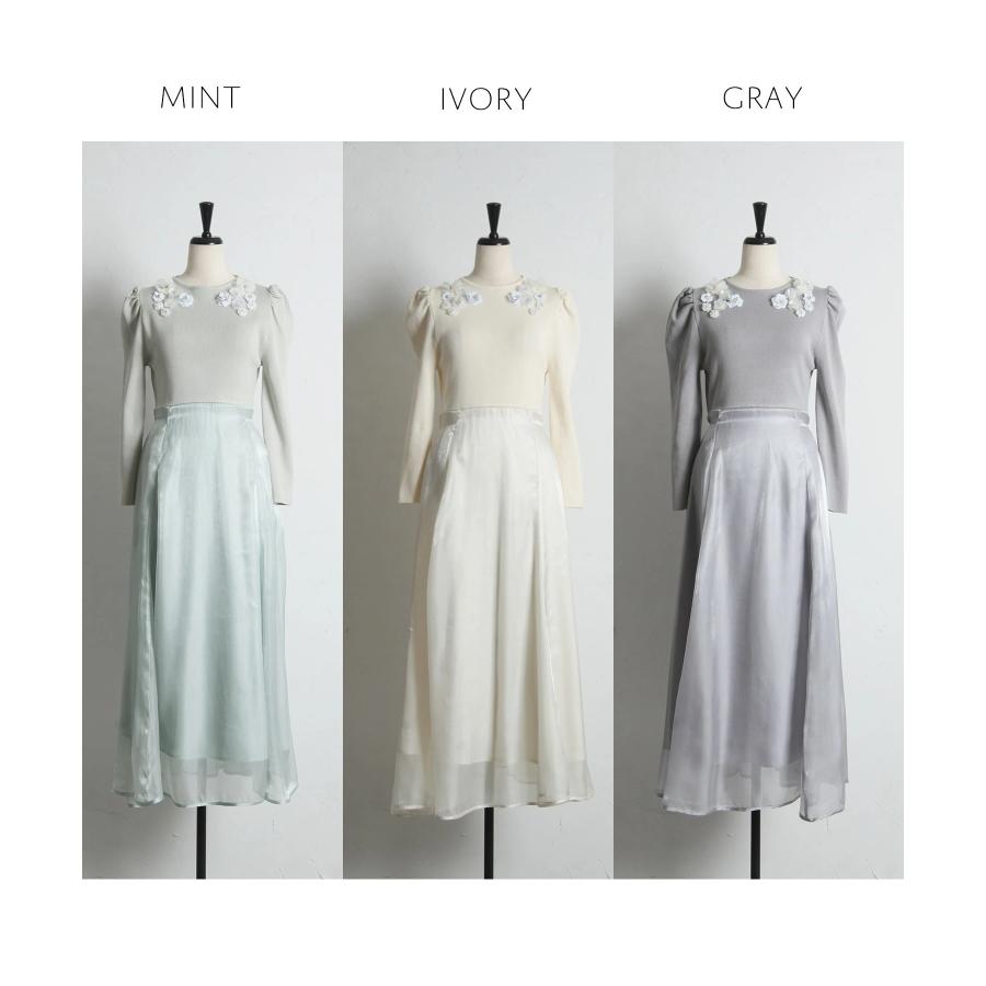 tocco closet（トッコ クローゼット） ウエストリボン付きフラワー