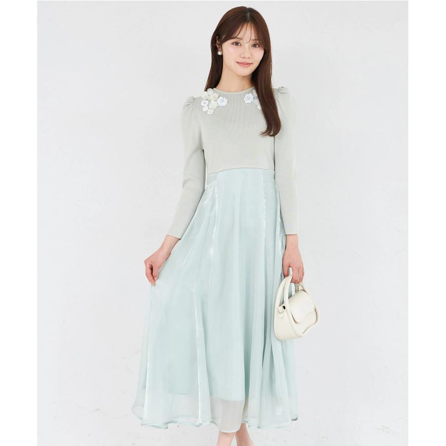 tocco closet（トッコ クローゼット） ウエストリボン付きフラワー 