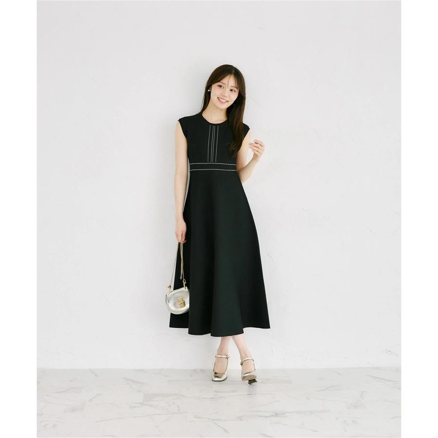 tocco closet（トッコ クローゼット） 2WAYレース襟付き配色ライン