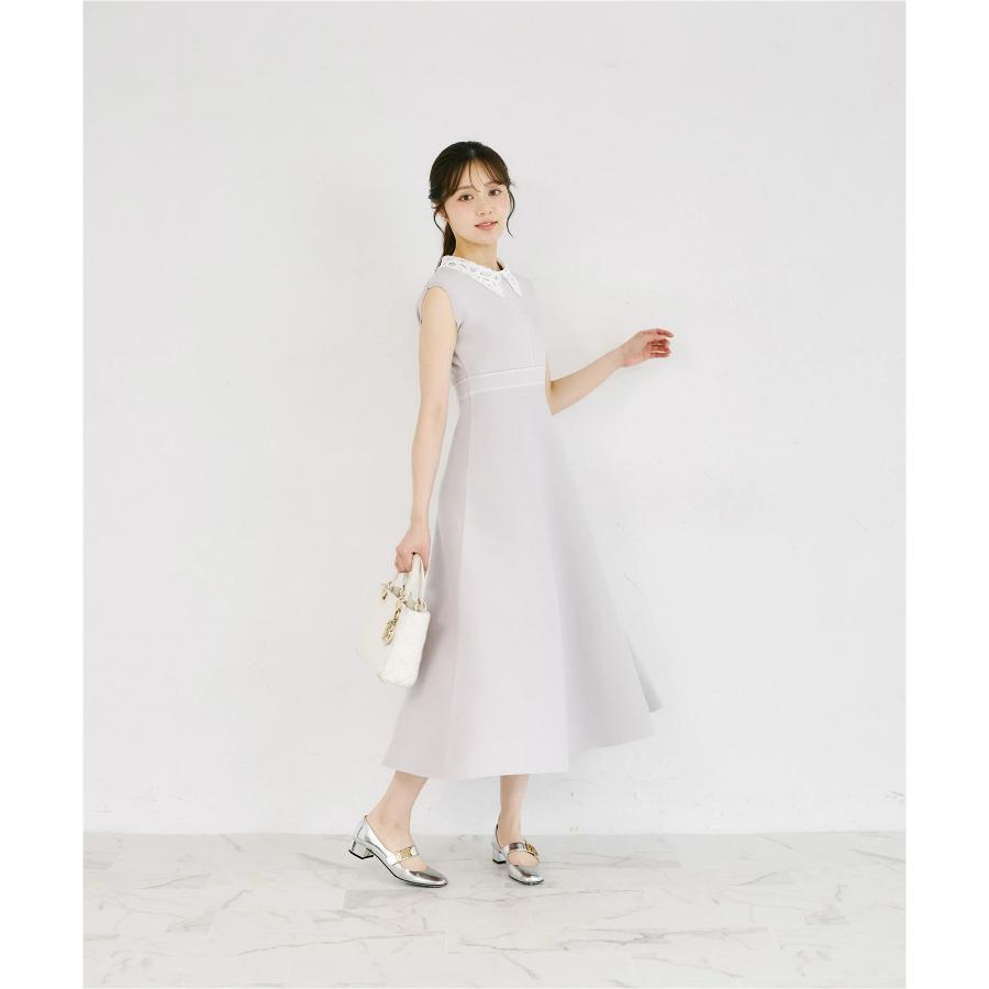 tocco closet（トッコ クローゼット） 2WAYレース襟付き配色ライン