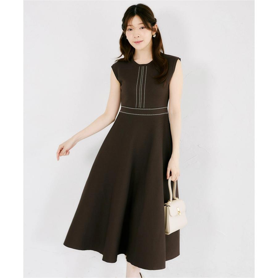 tocco closet（トッコ クローゼット） 2WAYレース襟付き配色ライン