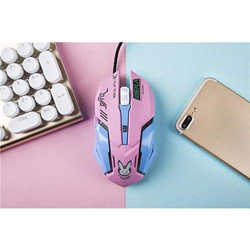 有線ゲームマウスusb接続 光学式呼吸ledマウス Ow Rabbit Dvaバックライト付き ゲームアニメマウス ピンク Bye 栃木流通センター 通販 Yahoo ショッピング