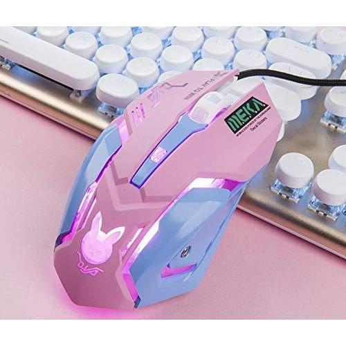 有線ゲームマウスusb接続 光学式呼吸ledマウス Ow Rabbit Dvaバックライト付き ゲームアニメマウス ピンク Bye 栃木流通センター 通販 Yahoo ショッピング