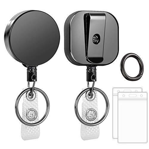 ピンオンリール 2個セット 吊り下げ名札用リール クリップ式 伸縮キーホルダー リールキーホルダー リールス Nzu0178 栃木流通センター 通販 Yahoo ショッピング