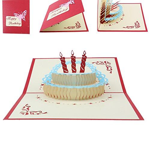 Orange Cat 3d 立体 ケーキ 誕生日 グリーティングカード メッセージカード ポップアップカード バスディーカード Omb2696 栃木流通センター 通販 Yahoo ショッピング