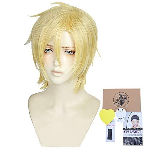 耐熱コスプレウィッグ 二番目の城 アッシュ リンクス Banana Fish バナナフィッシュ パーティー 変装 Cos Wig おまけ Tuq 栃木流通センター 通販 Yahoo ショッピング