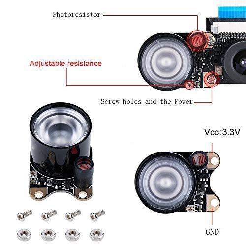 5mp 1080p Camera For Raspberry Pi 4 Model B カメラモジュールraspberryカメラモ赤外線 ケース付き夜間ledラズベリーパイ4 3 Uzy5470 栃木流通センター 通販 Yahoo ショッピング