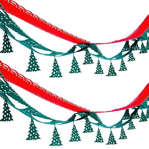 クリスマス 飾り 旗バナー ガーランド 装飾 オーナメント デコレーション 天井飾り 壁飾り 不織布 2層の波 3m ク Vxe 栃木流通センター 通販 Yahoo ショッピング