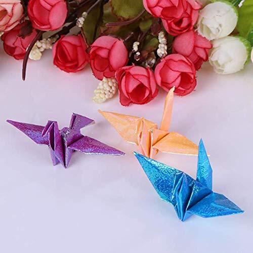 Tinksky 折り紙 ピカピカ 折り紙セット 千羽鶴 手芸紙 キラキラ 沢山の色 カラフル Diy素材 子供 プレゼント 100 Xaa 栃木流通センター 通販 Yahoo ショッピング