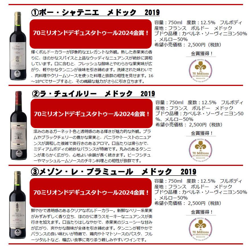 グレートヴィンテージ＆飲み頃 格上メドック 金賞 ボルドー 赤ワイン 6