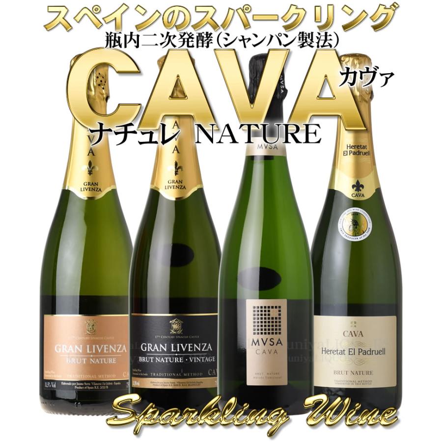 カヴァ ナチュレ ver105 CAVA ブリュット ナチューレ 4本セット [NV