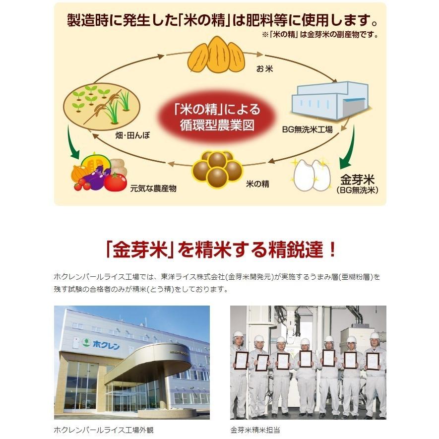 ホクレン 北海道産米 無洗米 令和6年度産 ホクレンパールライス 金芽米
