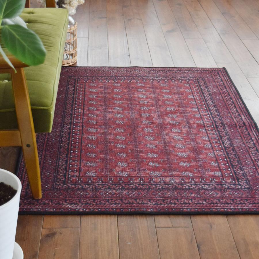 TOCO LIFE アフガン 200×200cm ラグ マット カーペット おしゃれ TOCO LIFE アフガン 200×200cm ラグ マット カーペット おしゃれ