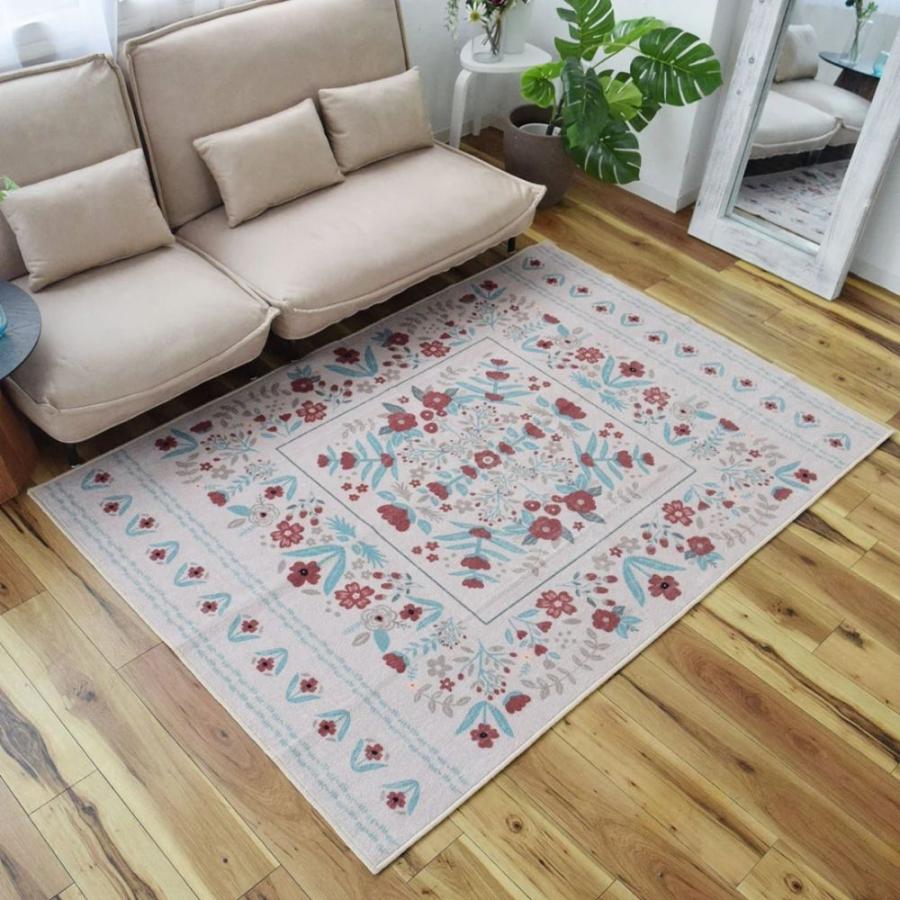 vintageラグ カーペット USA製 チューリップ あさがお S-1369 TOCO LIFE チューリップ 200×240cm ラグ マット カーペット おしゃれ