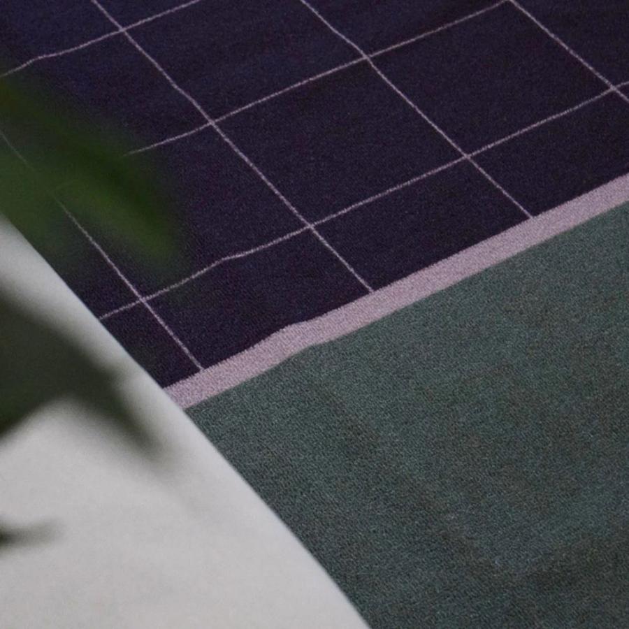 TOCO LIFE モダンチェック 200×240cm ラグ マット カーペット おしゃれ