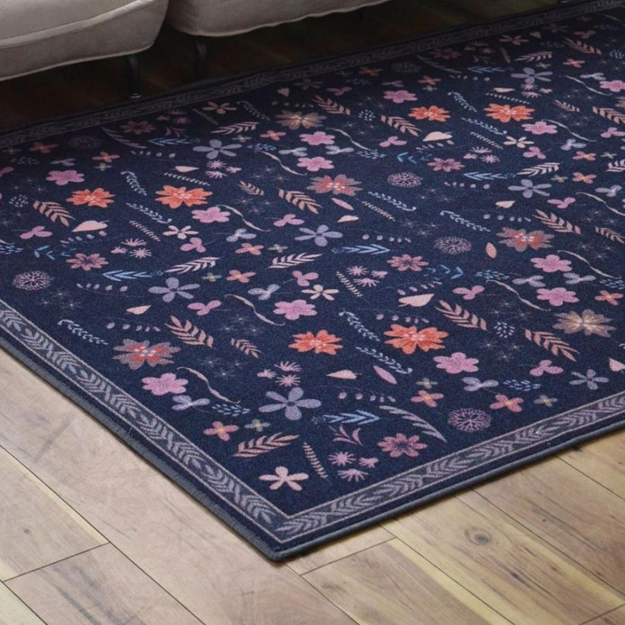 TOCO LIFE オシバナ 140×200cm ラグ マット カーペット おしゃれ