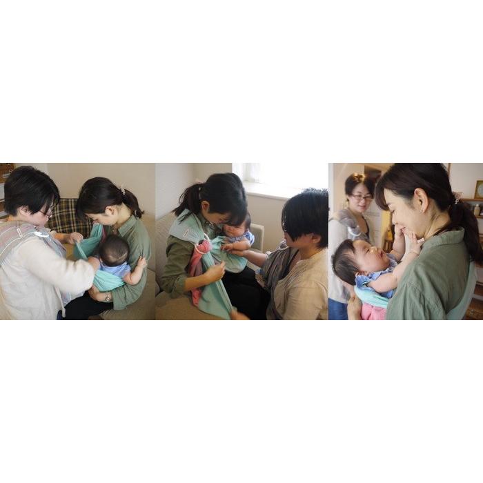 あっきースリング オリジナル ストライプ 肩幅スリム 抱っこ紐 新生児 ベビースリング 横抱き おしゃれ 日本製 まるまる育児 アッキー |  | 09
