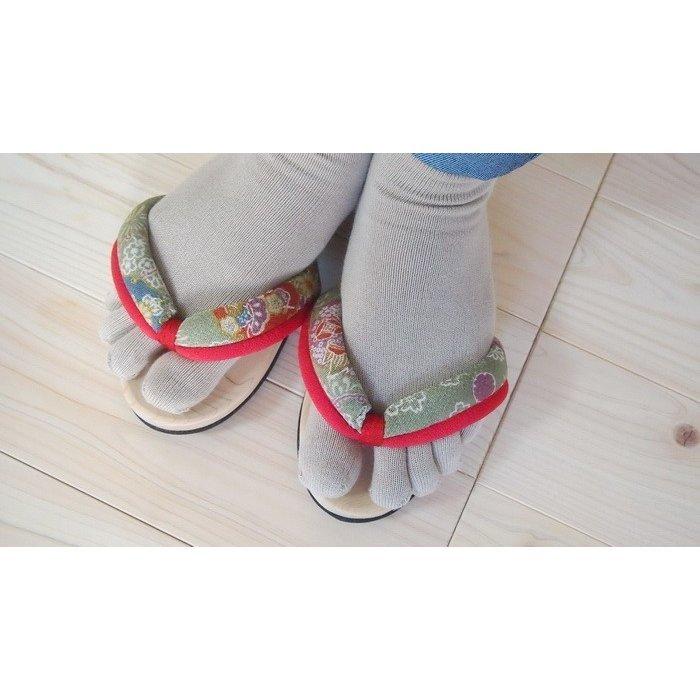 足半 あしなか 下駄 白 ピンク水玉 むらさき 23〜25cm 本体は20.0cm 踵