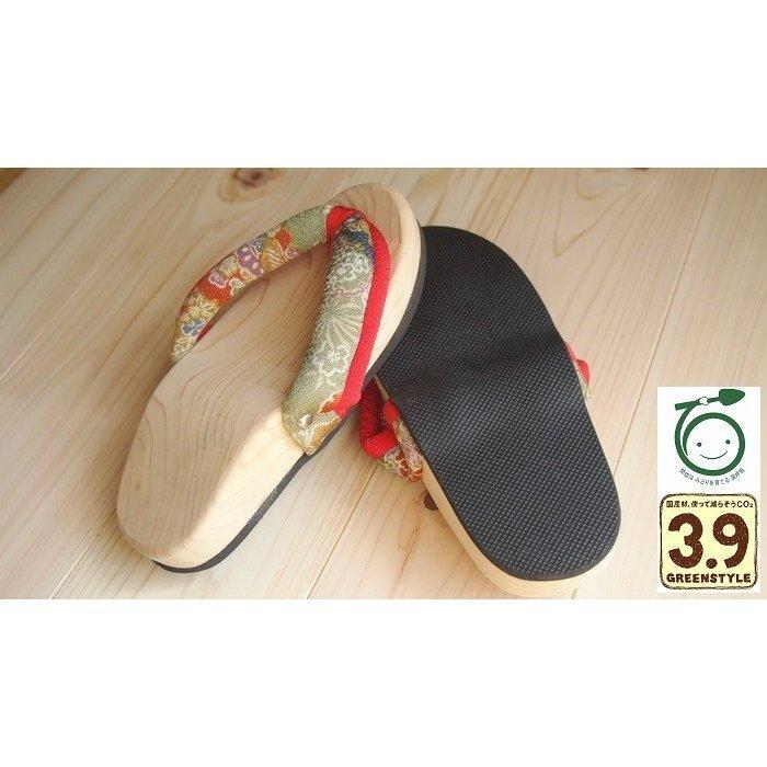 足半 あしなか 下駄 白 ピンク水玉 むらさき 23〜25cm 本体は20.0cm 踵