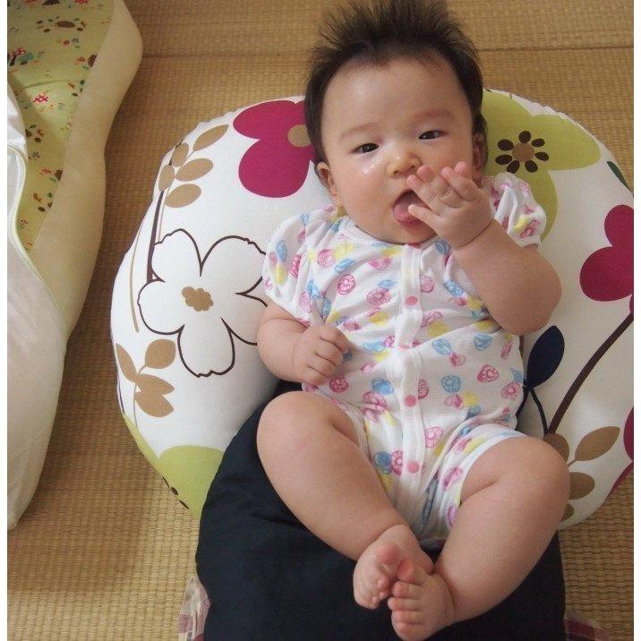 ベビハグ 青葉 あぐら用クッション 正座 あぐら 椅子 背筋 正しい姿勢