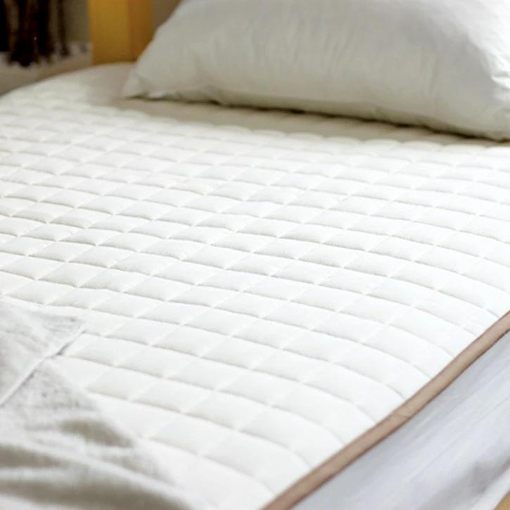 敷きパッド綿100％ クイーンサイズ 160×205cm オールシーズンで使える ダブルガーゼ 丸洗い　洗える 清潔 ベッドパッド 4か所 ゴム コットン 天然素材 |  | 18