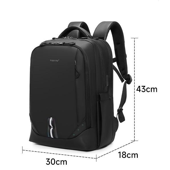 メンズ リュック バックパック ブラック 大容量 防水 旅行 ビジネス 効率的 取外し可能 002 |  | 13