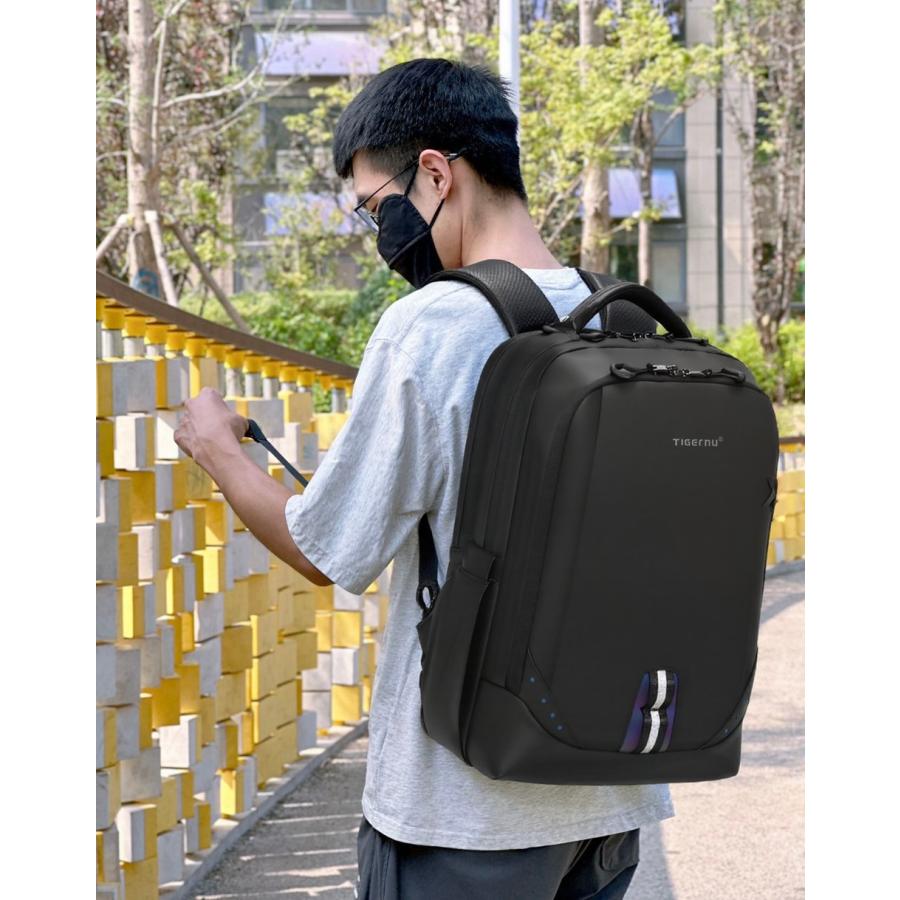 メンズ リュック バックパック ブラック 大容量 防水 旅行 ビジネス 効率的 取外し可能 002 |  | 17