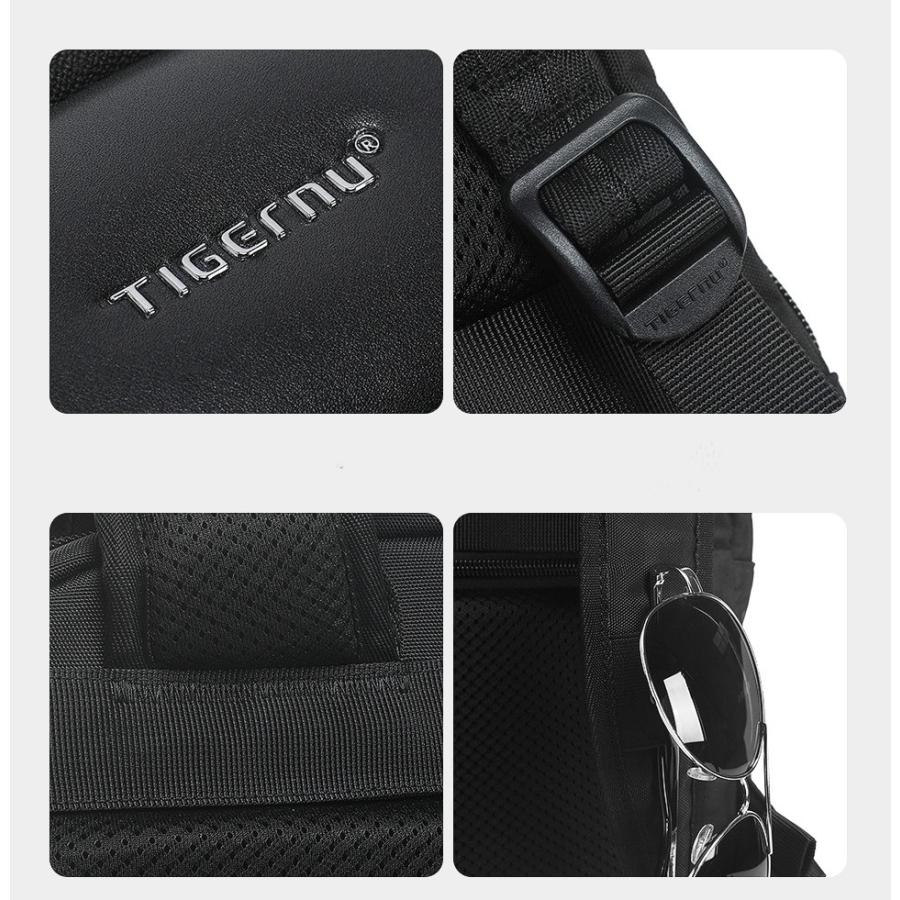 多機能 メンズ リュック バックパック スリムでスタイリッシュな3Dデザインバッグ 超軽量 防水 通勤 通学 出張 旅行 大容量 2サイズ 013 |  | 10