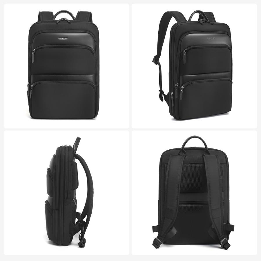 多機能 メンズ リュック バックパック スリムでスタイリッシュな3Dデザインバッグ 超軽量 防水 通勤 通学 出張 旅行 大容量 2サイズ 013 |  | 02