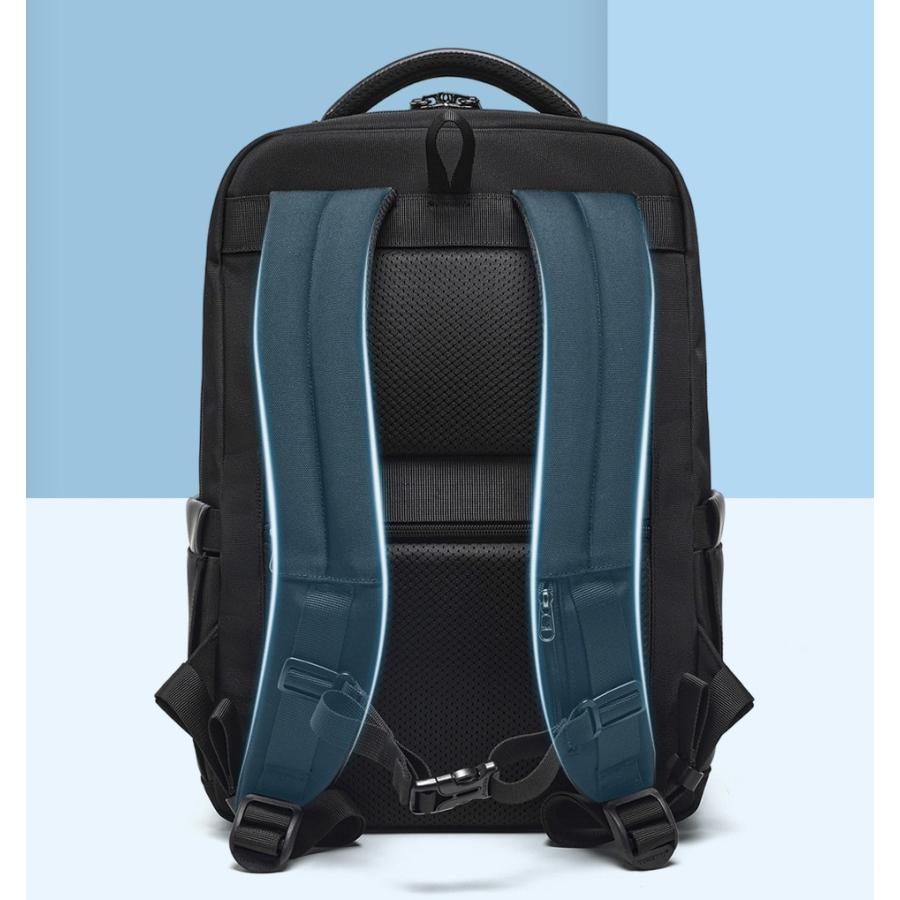 大容量 メンズ ビジネス 旅行用 バックパック 25L スタイリッシュな 通勤用バッグ 耐衝撃設計 ラップトップバッグ 軽量 防水 014 |  | 11