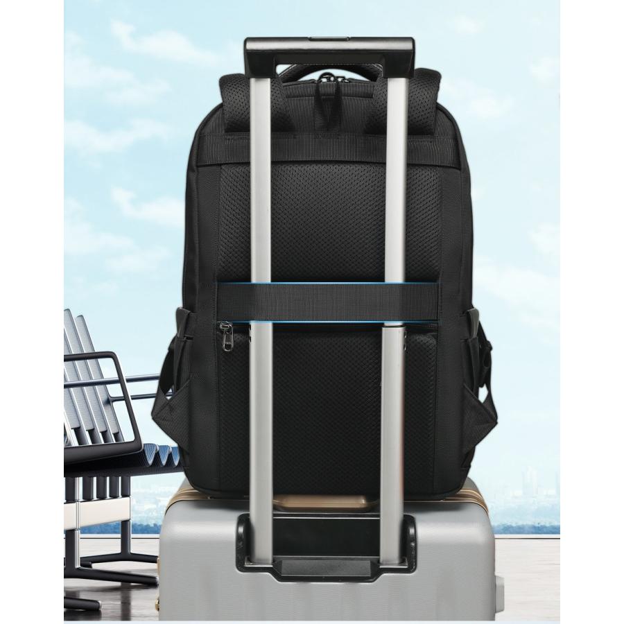 大容量 メンズ ビジネス 旅行用 バックパック 25L スタイリッシュな 通勤用バッグ 耐衝撃設計 ラップトップバッグ 軽量 防水 014 |  | 14