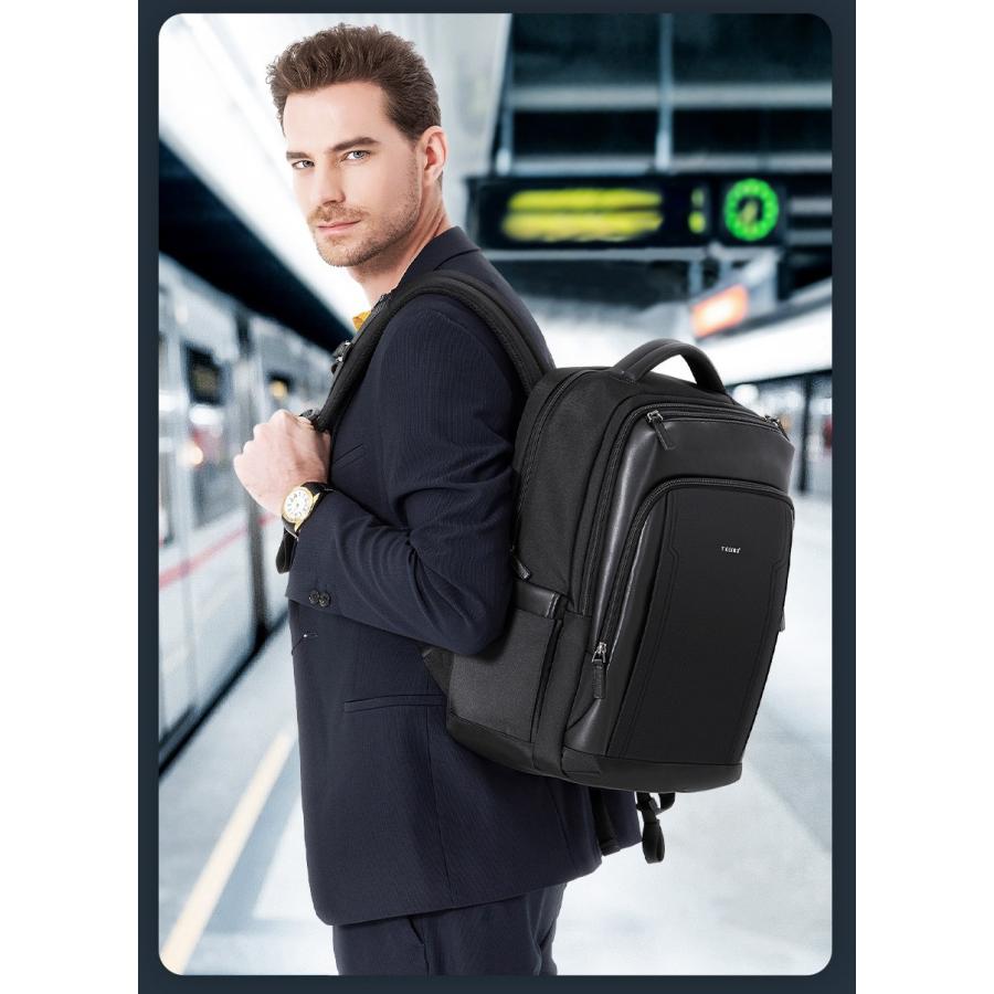 大容量 メンズ ビジネス 旅行用 バックパック 25L スタイリッシュな 通勤用バッグ 耐衝撃設計 ラップトップバッグ 軽量 防水 014 |  | 17