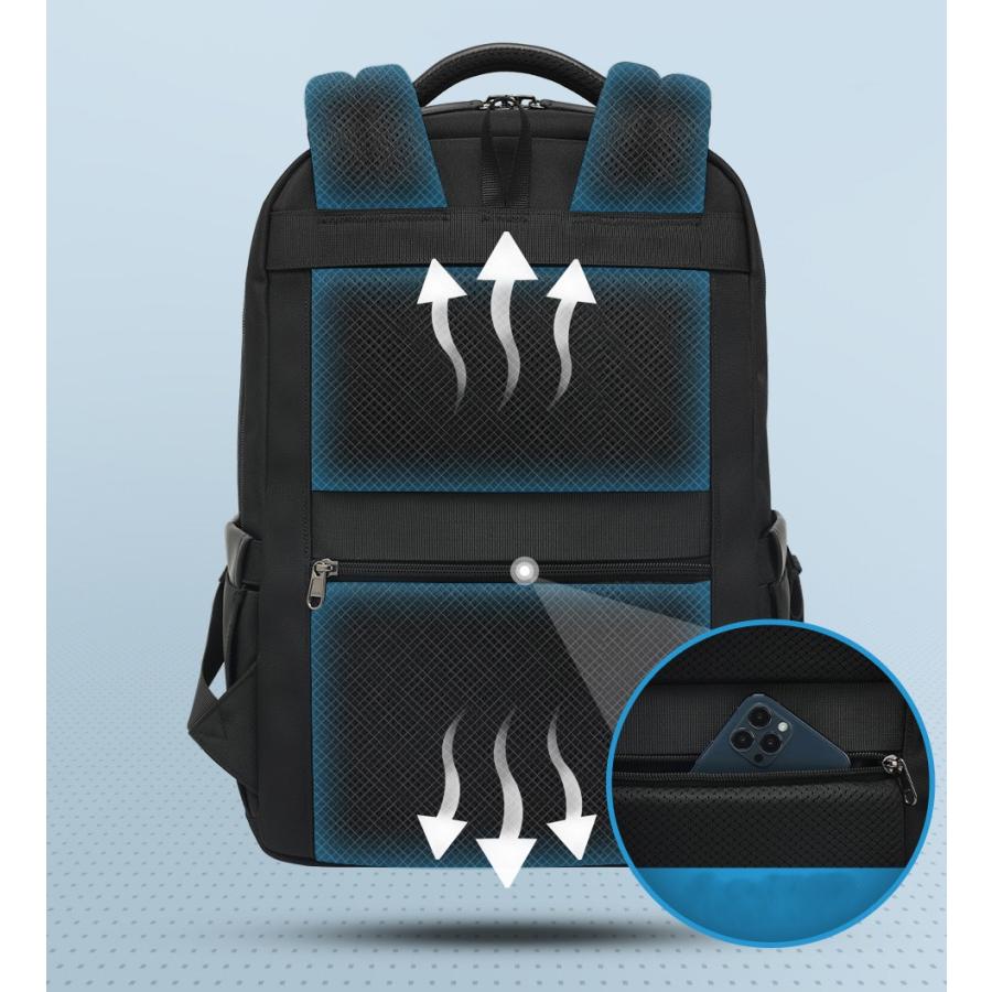 大容量 メンズ ビジネス 旅行用 バックパック 25L スタイリッシュな 通勤用バッグ 耐衝撃設計 ラップトップバッグ 軽量 防水 014 |  | 08