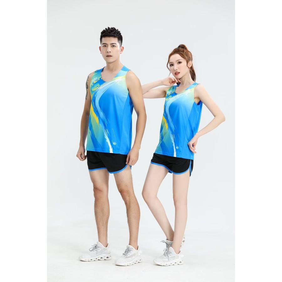 陸上競技用ユニフォーム、マラソン、短距離走、トレーニング、男女