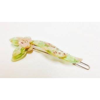 べっ甲風 ヘアピン パッチン　大人可愛い　蝶々　きらきら　ストーン入り　ヘア留め　ヘアアクセサリー　レディース　バンス　クリップ　特選バンス | 