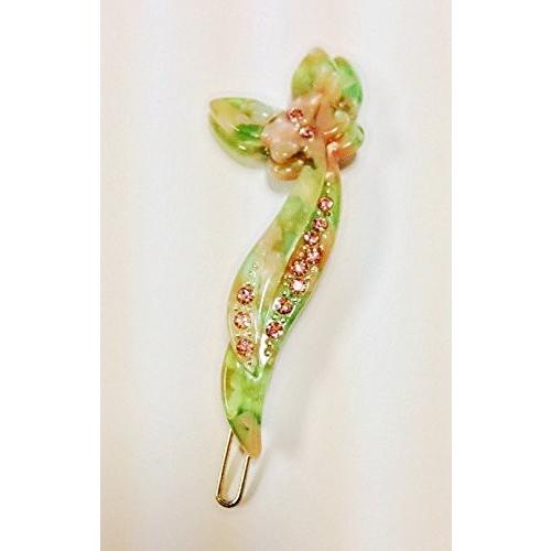 べっ甲風 ヘアピン パッチン　大人可愛い　蝶々　きらきら　ストーン入り　ヘア留め　ヘアアクセサリー　レディース　バンス　クリップ　特選バンス |  | 01