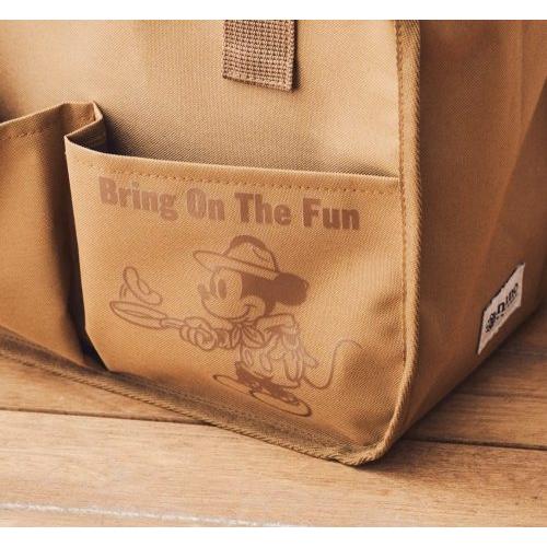 ナノ ユニバース nano universe ミッキーマウスデザイン 自立する 整理収納バッグ 背面にも便利ポケットが付いた バッグ 使いやすいバッグ アウトドア | NANO universe | 04