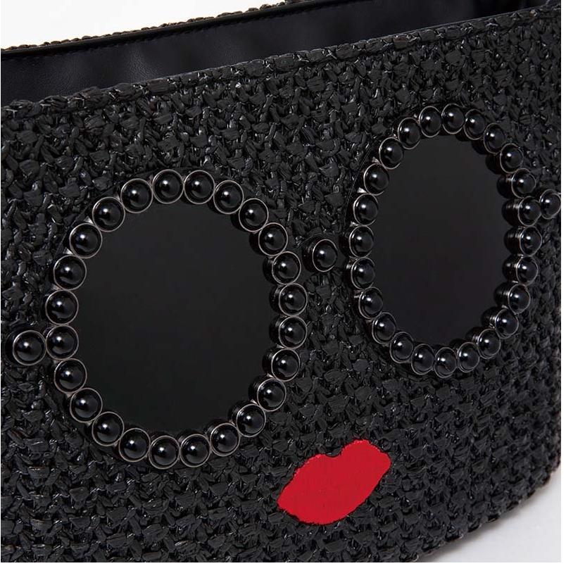 アジョリー a-jolie バスケット ショルダーバッグ ブラック 肩掛けバッグ | a-jolie | 01