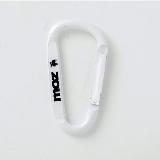 モズ moz エコバッグ カラビナ付き グレー トートバッグ ハンドバッグ ショッピングバッグ 大容量 多機能 | moz | 03