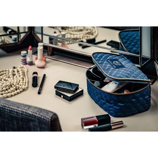 帝国ホテル IMPERIAL HOTEL キルティング ポーチ セット トラベル ポーチ スペシャル アイテム インペリアル ブルー リッチ素材 |  | 04