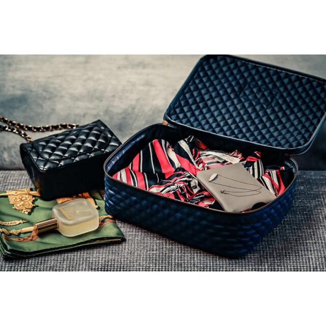 帝国ホテル IMPERIAL HOTEL キルティング ポーチ セット トラベル ポーチ スペシャル アイテム インペリアル ブルー リッチ素材 |  | 06