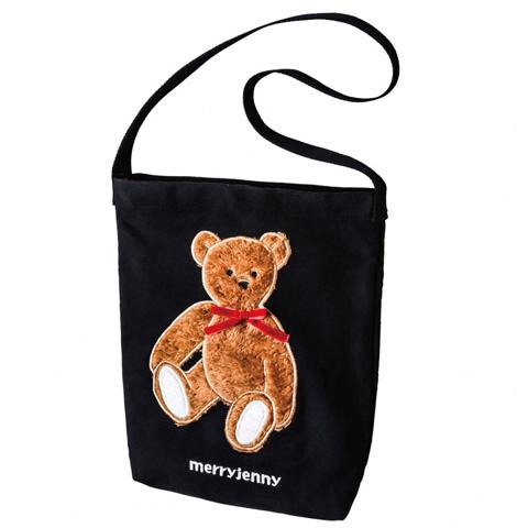 Hand bag メリージェニー バッグ くま bearジャガードハンドバッグ 