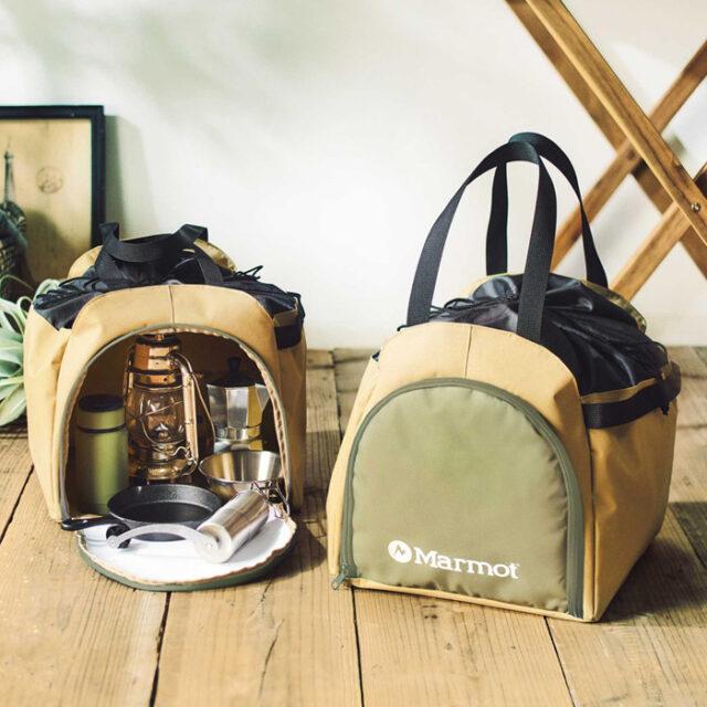 Marmot（マーモット） テント型バッグ 大容量バッグ 前面ファスナー 扉
