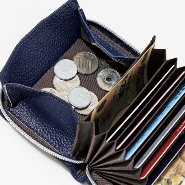 Harriss（ハリス） ボックス型 小銭入れつき レザー調 じゃばら ミニ