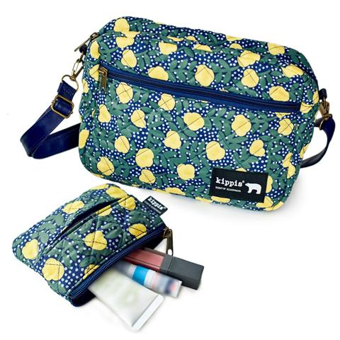 kippis（キッピス） 北欧柄 多機能 キルティング ショルダーバッグ