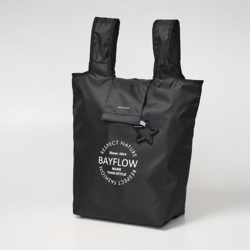 ベイフロー BAYFLOW 軽量 保冷バッグ BLACK エコバッグ 収納バッグ