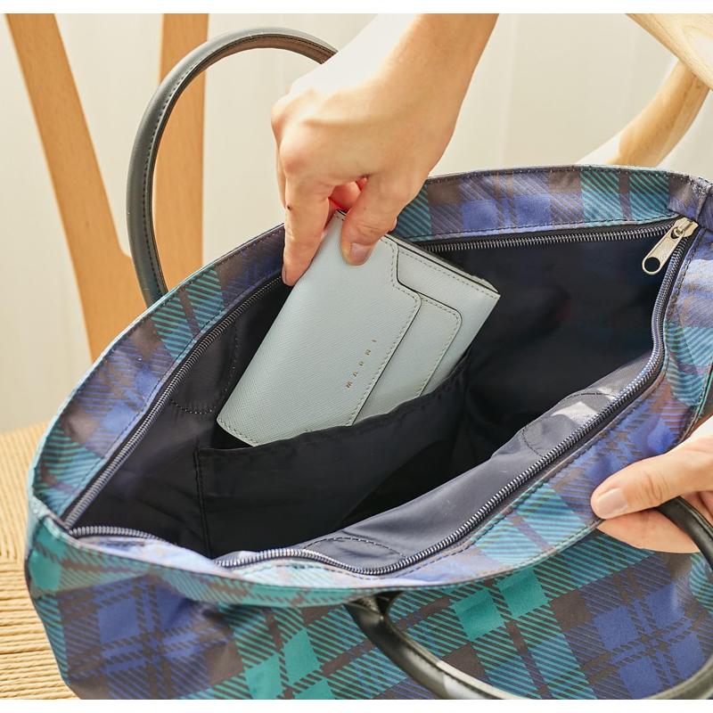 英国伝統 SCENT OF BRITISH チェック柄 トートバッグ タータンチェック