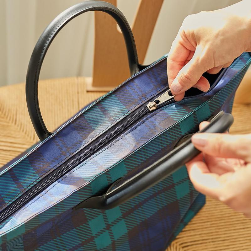 英国伝統 SCENT OF BRITISH チェック柄 トートバッグ タータンチェック