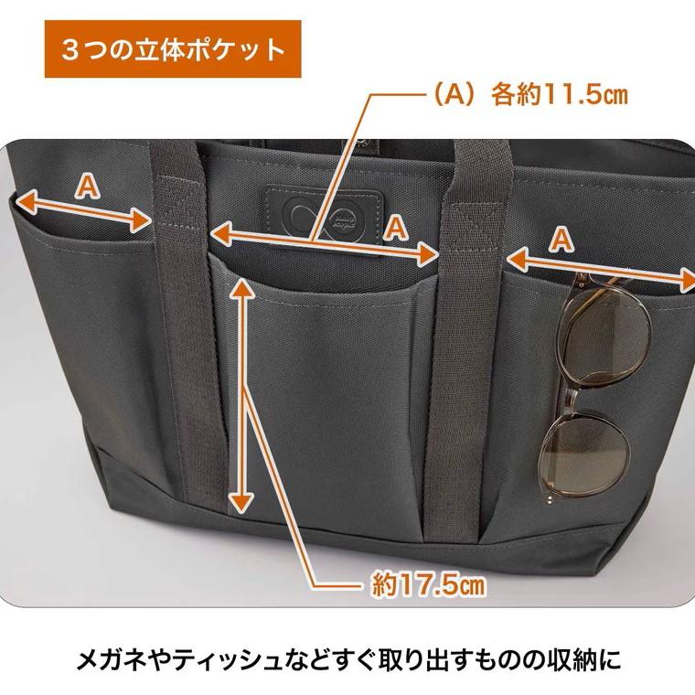 PLAIN PEOPLE プレインピープル おしゃれな万能トート 5ポケット 多